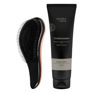 Imagem de Kit Cuidado Capilar Fácil: Condicionador Terapia 250 ml + Escova Mágica Desembaraçadora