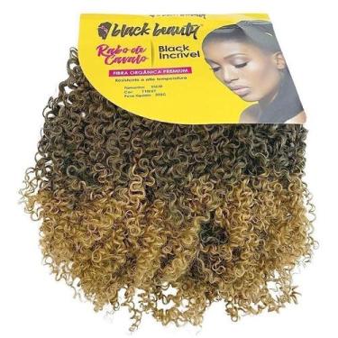 Imagem de Rabo de Cavalo Fibra Orgânica Black Incrível 55cm - Black Beauty, 1B/2