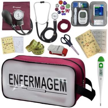 Imagem de Kit Enfermagem Completo Top + Medidor Glicose  - PREMIUM, P.A. Med, IN