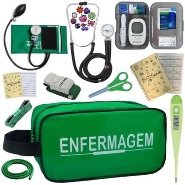 Imagem de Kit Enfermagem Completo Top + Medidor Glicose  - PREMIUM, P.A. Med, IN