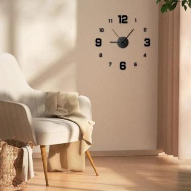 Imagem de Relógio De Parede 3d Decoração Cozinha Sala Escritório - DIY