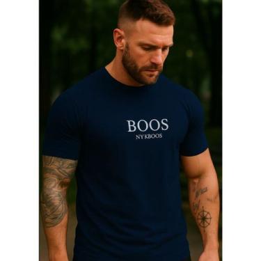 Imagem de Camiseta Masculina B Blusa Malha Premium Camisa Blusa Algodao Lançamen