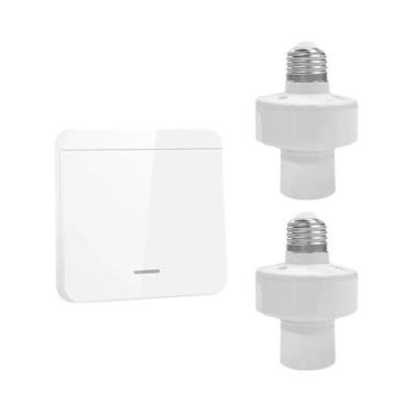 Imagem de Interruptor De Luz Inteligente RF 433Mhz Controle Remoto Soquete Para 