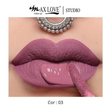Imagem de Batom Matte Max Love Liquido 24 Horas Nude, COR 03