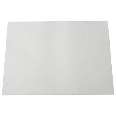 Imagem de Sola de sapato antiderrapante resistente ao desgaste Material de tendão de carne Acessório de sola de sapato de reparo universal para homens mulheres 38,7 cm x 53,5 cm x 2 mm (Branca)