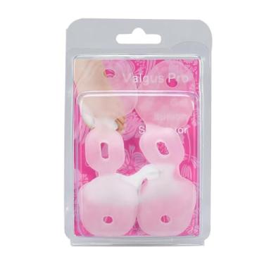 Imagem de Separador de dedos em gel com suporte de almofada macia para conforto no antepé e uso diário do sapato