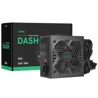 Imagem de Fonte Gamer Vinik Dash 350W Preto - Vfg350Wpv3