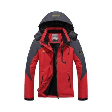 Imagem de Parka Masculina De Inverno Grossa E Quente, À Prova De Vento, Com Capu