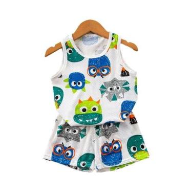 Imagem de Pijama de algodão para crianças de 0 a 1 2 3 4 5 6 7 8 9 anos - PIZAMA