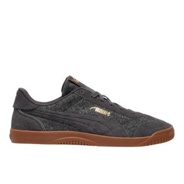 Imagem de PUMA Tênis masculino Club 5V5 Lux de lã, sem cadarço, casual, cinza, Cinza, 45