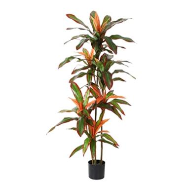 Imagem de SLGGPJBU Plantas falsas planta artificial simulação nórdica planta verde sala de estar árvore falsa bonsai plantado decoração de casa árvore artificial planta verde plantas artificiais interior ao ar