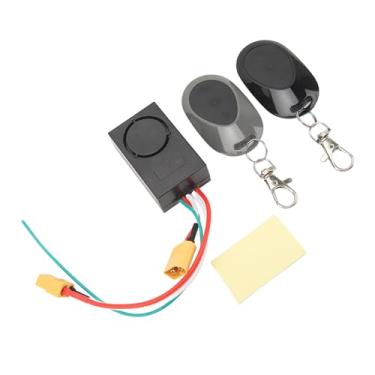 Imagem de KIMISS Alarme Antirroubo de 115dB para Scooter Elétrica G30 Com 2 Controles Remotos para Interface 36-55V XT60 - Alarme contra Roubo Alto para Segurança Aprimorada