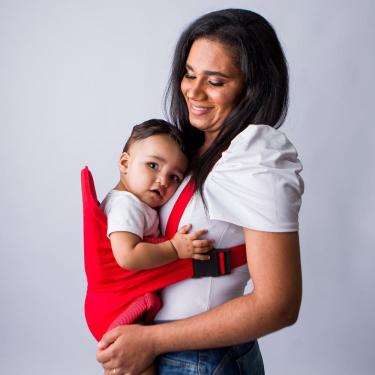 Imagem de Canguru Ergonômico para Bebê Regulável  43 cm x 32 cm Bublim