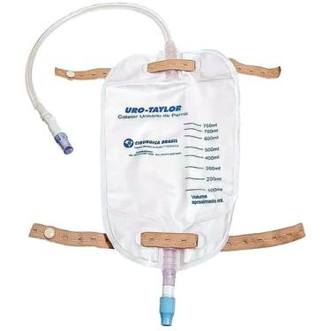 Imagem de Coletor Urinário Perna Adulto Sistema Fechado 750ml -unidade - Cirurgi