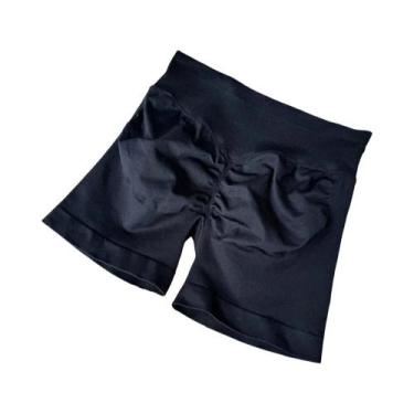 Imagem de Shorts De Yoga E Treino Femininos Com Cintura Baixa, Sem Costura, Com 
