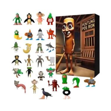 Imagem de 24 Peças Figuras Modelo Italian Brainrot Tung Tung Tralalero Bananini 