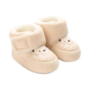 Imagem de Botas De Inverno Para Bebês De 0 a 1 Ano, Quentes, Fofas, Com Solado M
