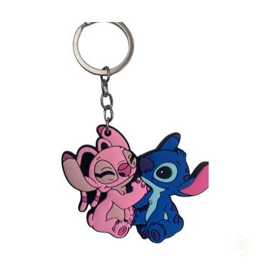 Imagem de Chaveiro Divertido Stitch e Angel - Taimes