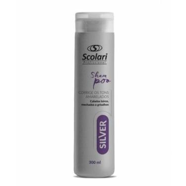 Imagem de Shampoo Matizador Silver Scolari 310ml  Efeito Platinado Profissional