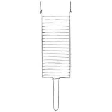 Imagem de Kit Preparo Churrasco 4Pcs Churrasqueira Grelha Espetos 65Cm