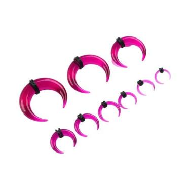 Imagem de Conjunto De Piercings De Nariz Em Acrílico 9 Peças, Colar De Orelha Em