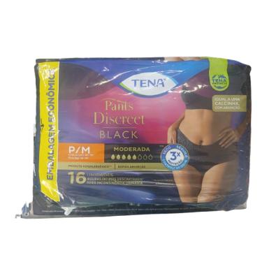 Imagem de Fralda Geriatrica Tena Pants Discreet Black P/M 