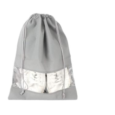 Imagem de Akozon 3 Unidades de Saco de Armazenamento de Sapatos de Tecido Não Tecido Com Janela Transparente - Organizador à Prova de Poeira de Viagem de Grande Capacidade para Casa (Sem problemas, bolsa para