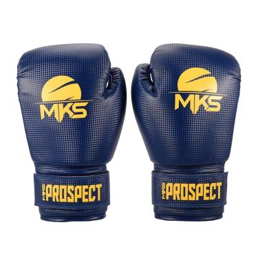 Imagem de Luva de Boxe Muay Thai MKS Combat New Prospect Blue Yellow-Unissex
