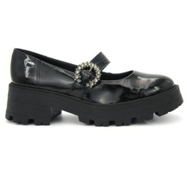 Imagem de Sapato Dakota D0172 Mocassim Salto Tratorado Fivela Feminino-Feminino