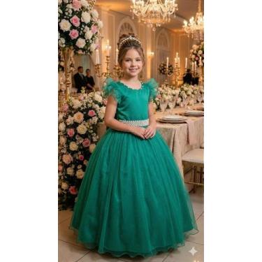 Imagem de Vestido Longo Amanda Verde Jade - Elegância e Sofisticação - Marie, Go