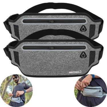 Imagem de 2x Pochetes Esportiva Corrida Fitness Porta Documentos Doleira Slim Viagem-Unissex