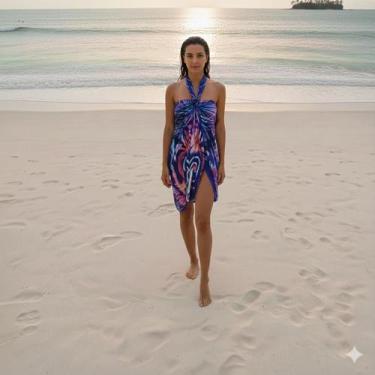 Imagem de Canga/Pareô Sublimado Tigre 1,00x1,50m - Fera Print - Sublimatex