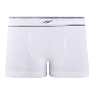 Imagem de Cueca Boxer Infantil Lisa sem Costura Branco - Zee Rucci, M