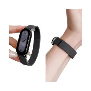 Imagem de Pulseira Magnética De Silicone Para Xiaomi Mi Band 10 9 8 - Acessório 