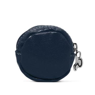 Imagem de Porta Moedas de Couro Dime - Azul, Azul