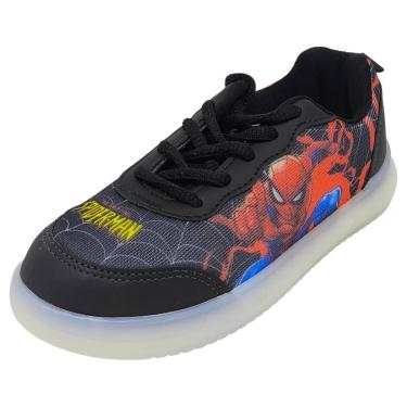 Imagem de Tenis Infantil Menino Homem Aranha Led Dia a Dia Kid Star-Masculino