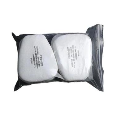 Imagem de Máscara De Gás Antipoeira Preta Com Óculos De Segurança Antiembaçante 