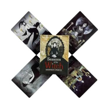 Imagem de Cartas Do Oráculo Samhain 44 Tarot English Visions, Baralho De Adivinh