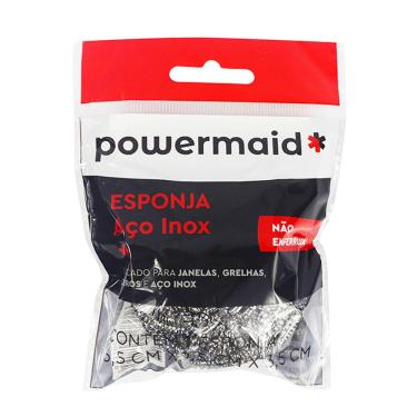 Imagem de Esponja Aço Inox Powermaid