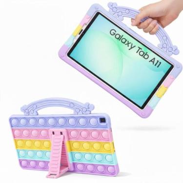 Imagem de Capa infantil c/ alça suporte p/ Tablet Galaxy Tab A11 8.7 - DaiCommer