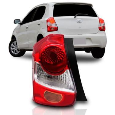 Imagem de Lanterna Etios Toyota Hatch 2012 A 2018 Bicolor, Esquerdo