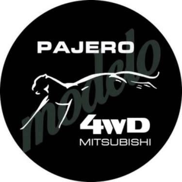 Imagem de Capa de Estepe Personalizada Pneu aro 17 Exclusiva para Pajero TR4 4WD