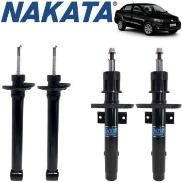 Imagem de 4 Amortecedores Nakata Voyage Traseiro + Dianteiro 2008 2009
