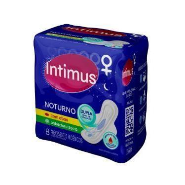 Imagem de Absorvente Intimus Noturno Seca com Abas - 8unds