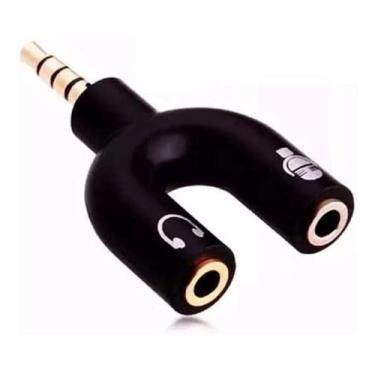 Imagem de Adaptador Splitter Headset PC Gamer Fone E Microfone P2 X P3 - ISANOG,