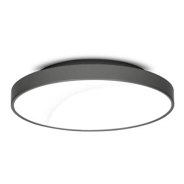 Imagem de Plafon para 4 Lâmpadas Redondo 50cm 7653 Jd Molina Preto