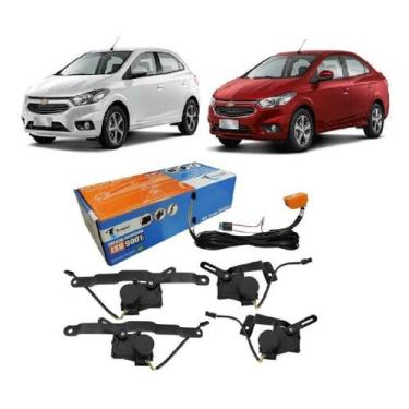 Imagem de Kit Trava Elétrica Chevrolet Onix Prisma 4 Portas Tragial
