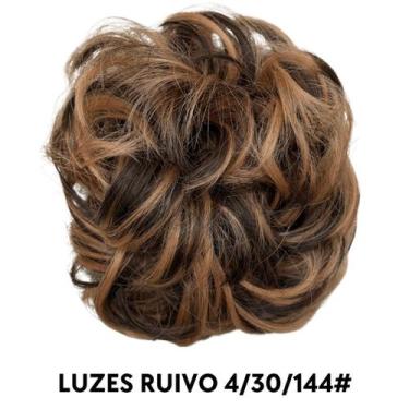 Imagem de Aplique de Coque Grego Xuxinha Poupa Rabo Volume Orgânico - LIONSWIG, 