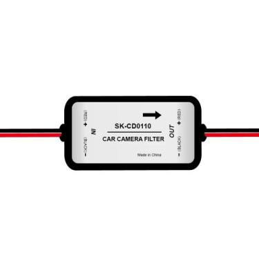 Imagem de Câmera De Ré Para Carro 12V Com Conector De Filtro De Capacitor E Reti