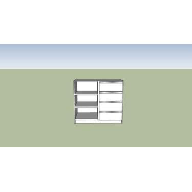 Imagem de Comoda impacto moveis 100%mdf - IMPACTO MOVEIS SOB MEDIDA , Branco